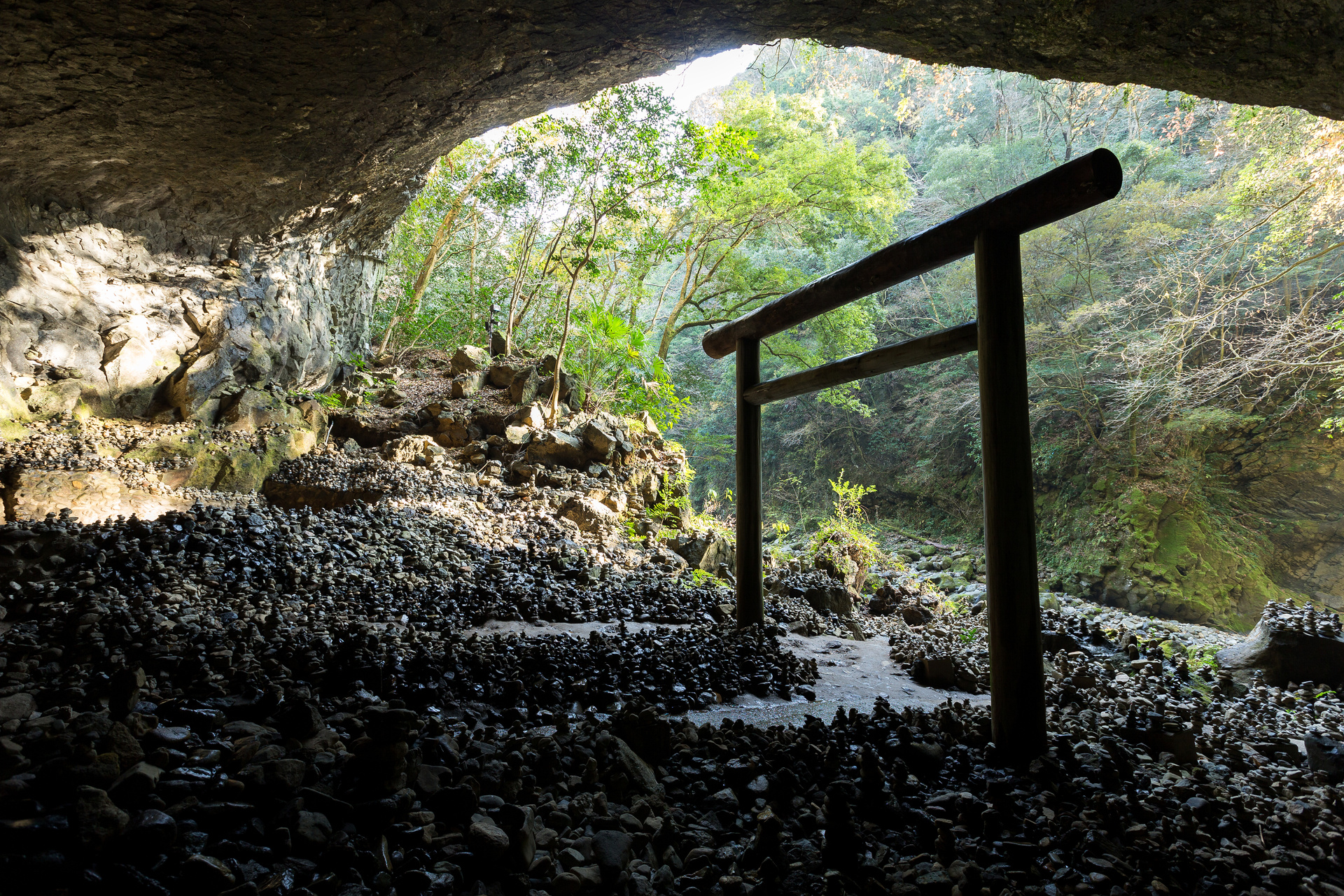 Torii in the Cave